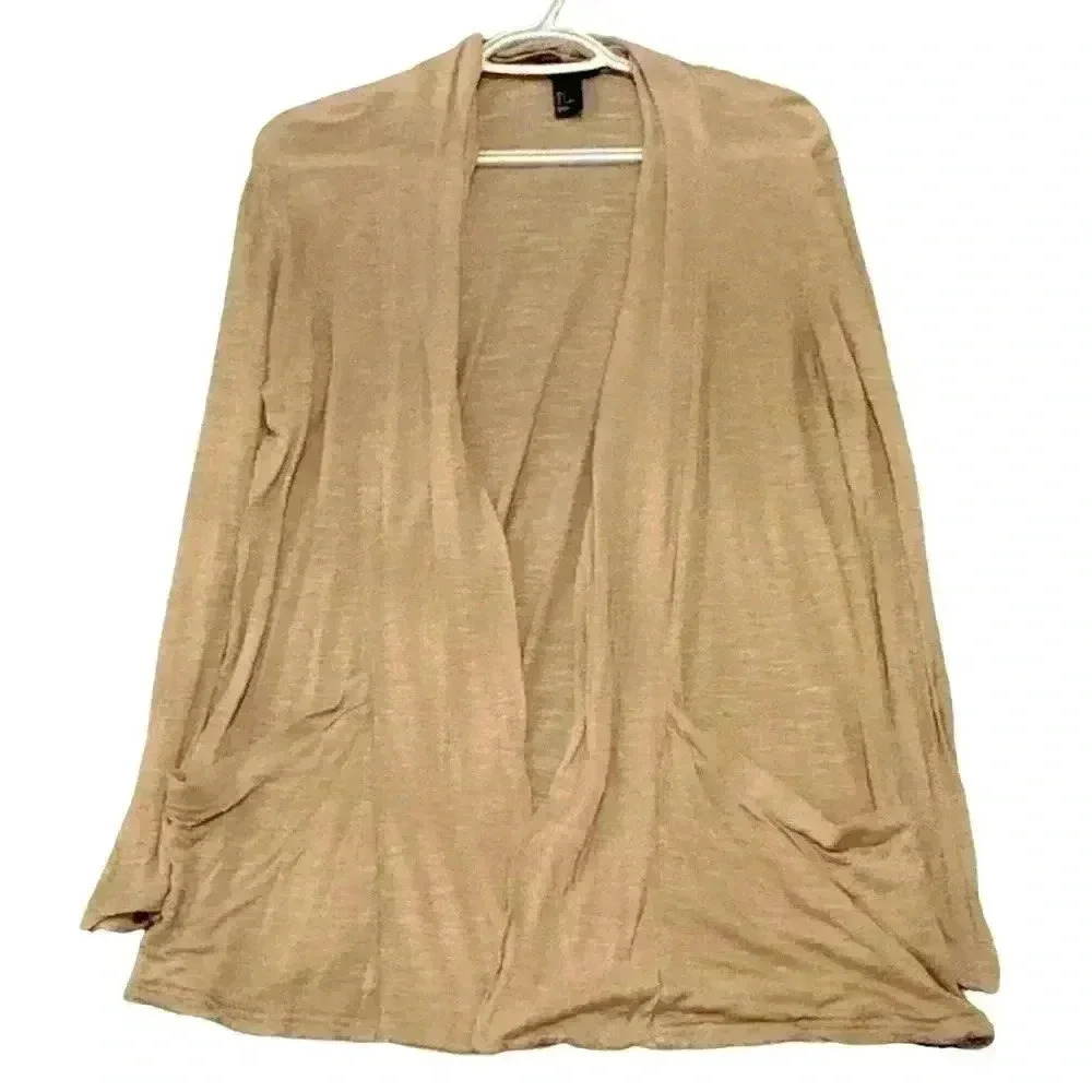 Size Small H&M Cardigan - SHEER CRAYOLA PEACH